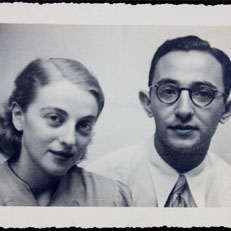 Retrato de Guita e José Mindlin (Foto retirada de http://www.brasiliana.usp.br/node/1063)