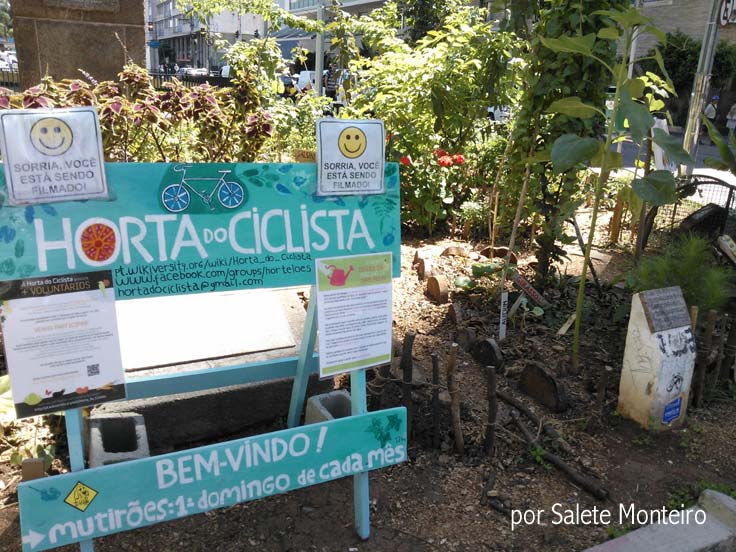A Horta do Ciclista fica em plena Avenida Paulista Horta do Ciclista na Avenida Paulista